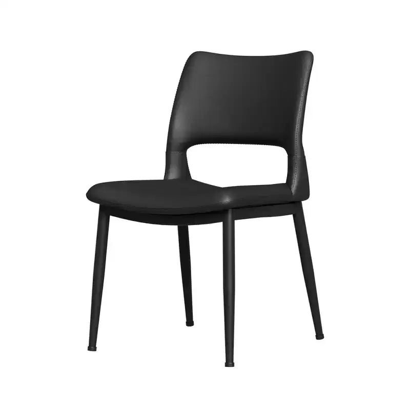 Sedie da pranzo in pelle sintetica, set da 2