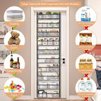 Organizzatore da porta a 10 livelli con cestini in rete