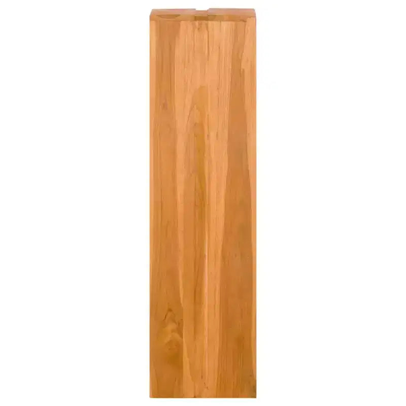 Libreria in Legno Massello di Teak – Organizzatore a 4 Ripiani Autoportante, Stile Retrò, Marrone