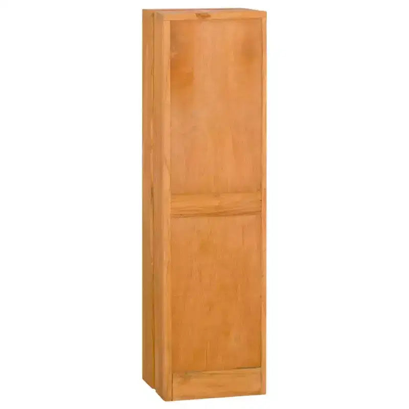 Libreria in Legno Massello di Teak – Organizzatore a 4 Ripiani Autoportante, Stile Retrò, Marrone