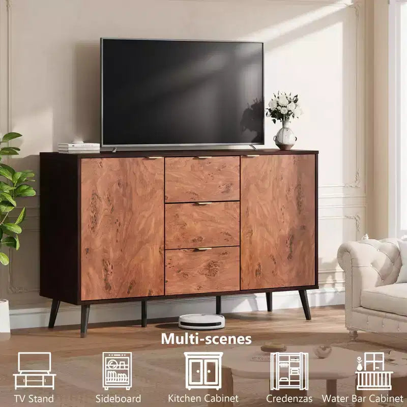 Mobile Credenza Buffet con Ante e Ripiani