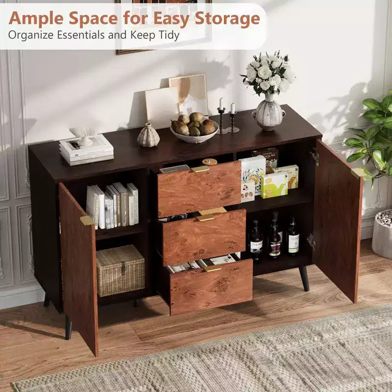 Mobile Credenza Buffet con Ante e Ripiani
