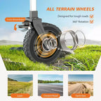 Carrello Pieghevole Retrattile con Ruote Fuoristrada, Carrello Utilitario Robusto per Campeggio e Shopping