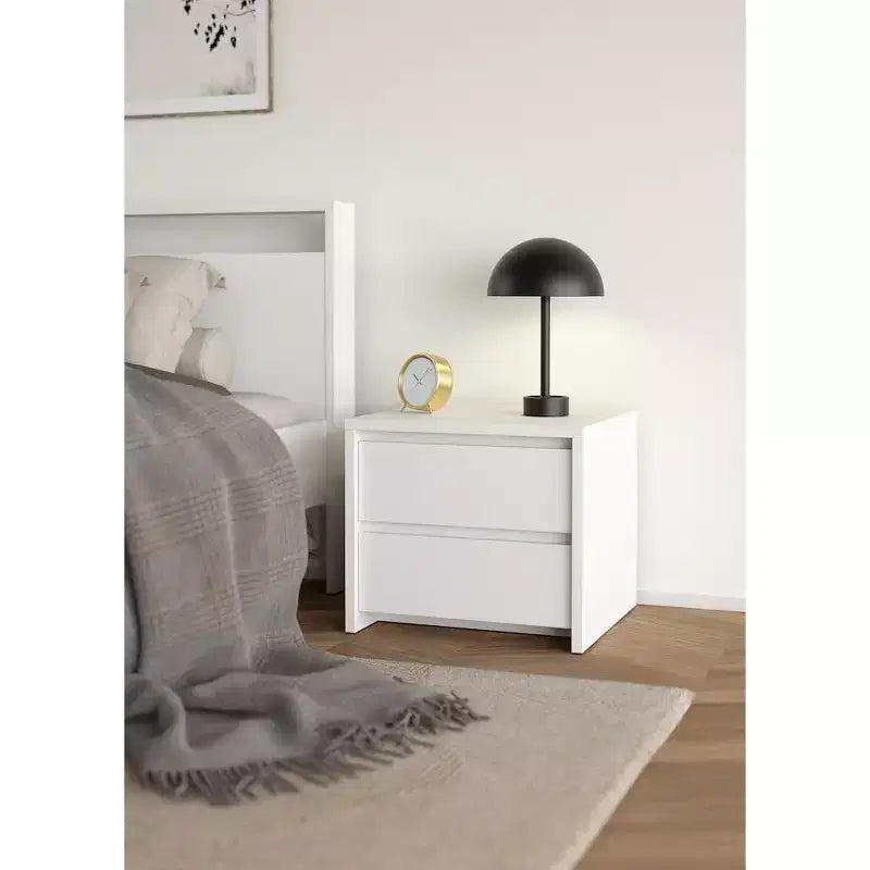 Comodino/Tavolino a 2 cassetti alto 43 cm