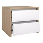 Comodino/Tavolino a 2 cassetti alto 43 cm