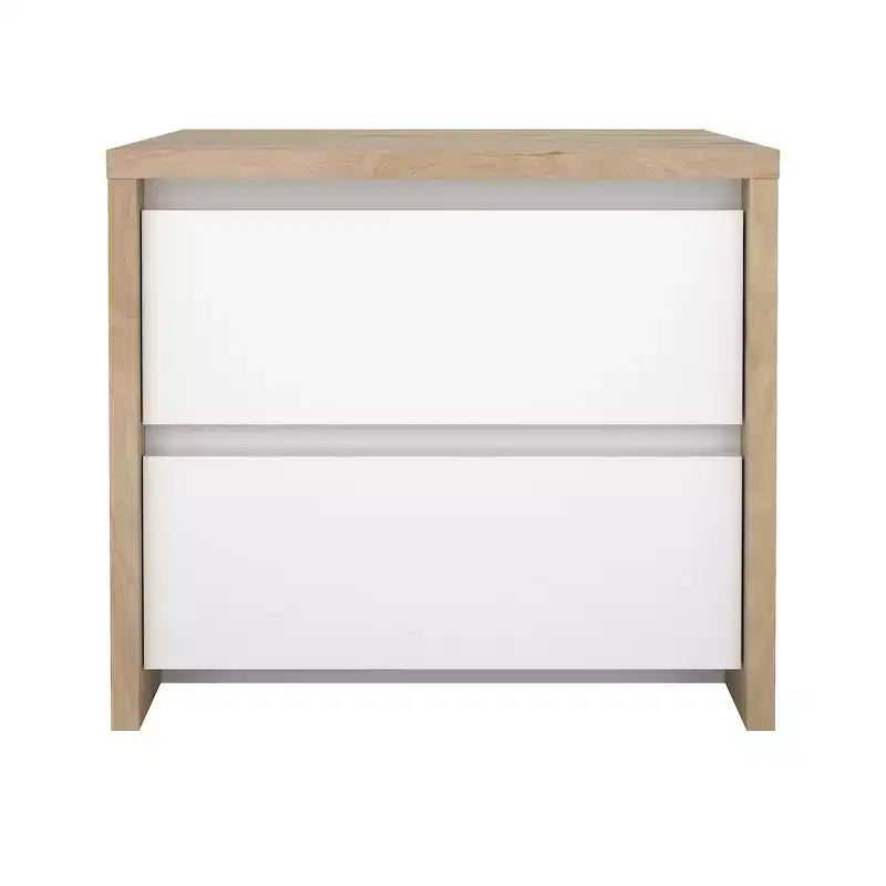Tvilum,Next 17-Inch Tall 2-Drawer Nightstand End Table