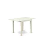 Tavolo da pranzo rettangolare 76x122 con 2 ante a ribalta