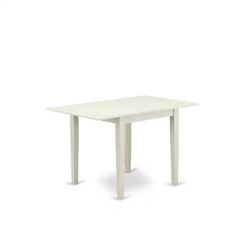 Tavolo da pranzo rettangolare 76x122 con 2 ante a ribalta