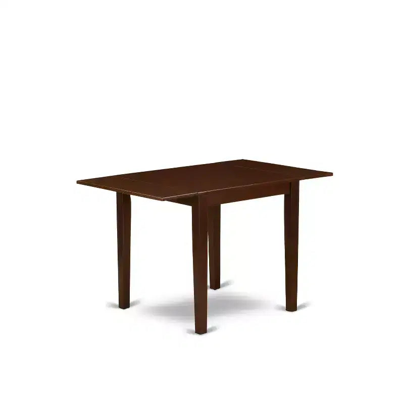 Tavolo da pranzo rettangolare 76x122 con 2 ante a ribalta
