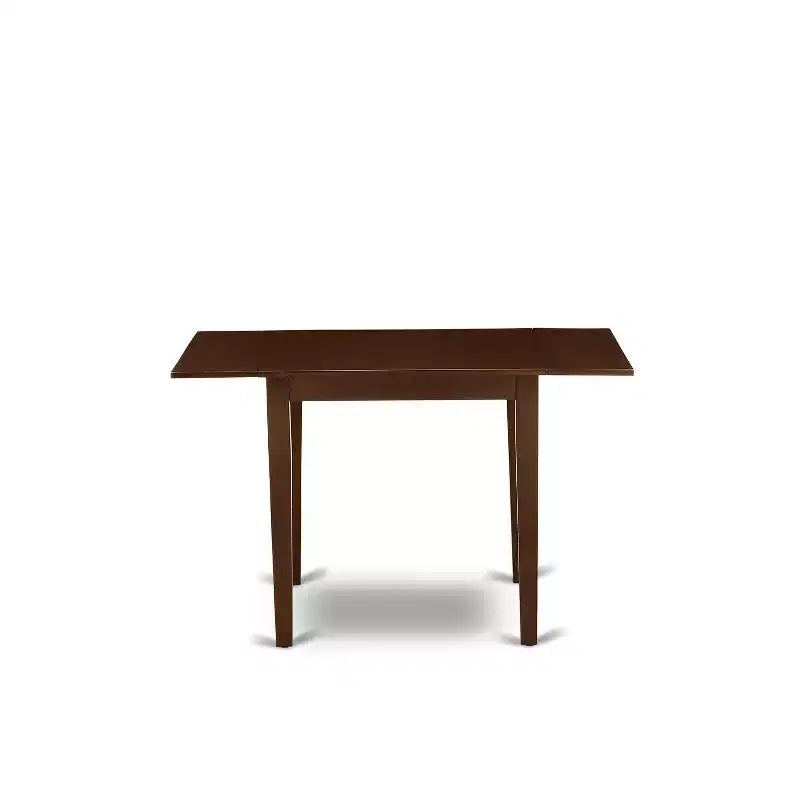 Tavolo da pranzo rettangolare 76x122 con 2 ante a ribalta