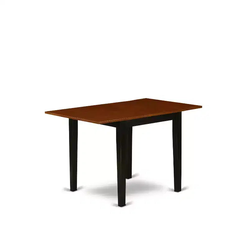 Tavolo da pranzo rettangolare 76x122 con 2 ante a ribalta