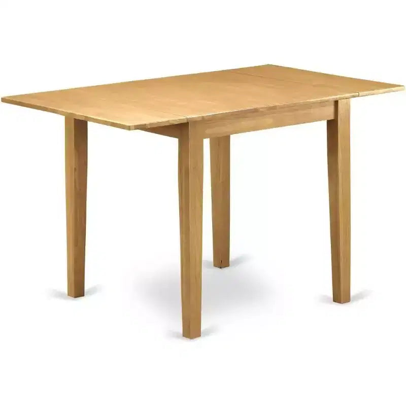 Tavolo da pranzo rettangolare 76x122 con 2 ante a ribalta