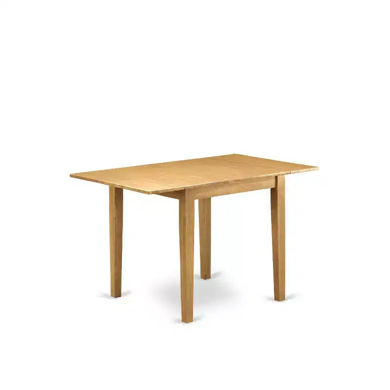 Tavolo da pranzo rettangolare 76x122 con 2 ante a ribalta