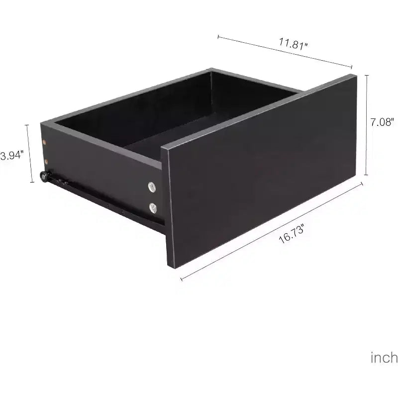 Credenza con luci a LED e finitura lucida