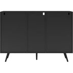 Credenza con luci a LED e finitura lucida