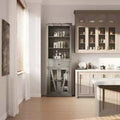 Tall Storage Cabinet,Bookcase with Adjustable Shelves, Farmhouse Cabinet for Living Room, Bathroom, Grey