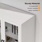 Cassettiera portadocumenti a 1 cassetto in MDF bianco, 75 cm L