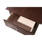 Comodino in legno rettangolare per camera da letto e soggiorno