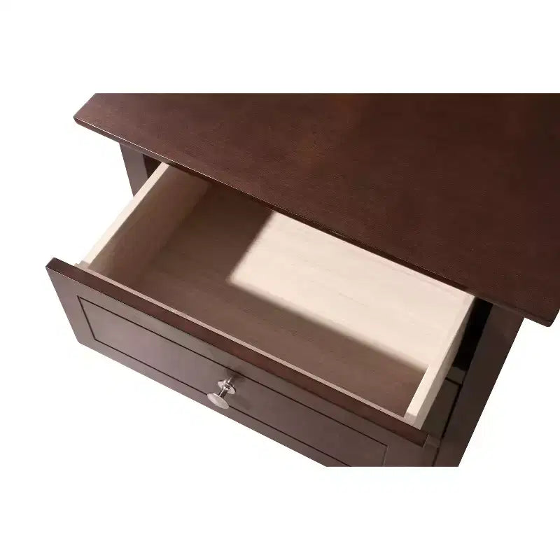 Comodino in legno rettangolare per camera da letto e soggiorno