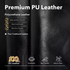 Poltrona reclinabile girevole oversize con massaggio, calore, tasche laterali e portabicchieri