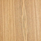 Tavolino quadrato da 31,5 pollici con base a piedistallo in MDF, colore naturale