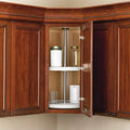 Organizzatore Lazy Susan a 2 ripiani Full Circle per mobili angolari da cucina