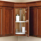 Organizzatore Lazy Susan a 2 ripiani Full Circle per mobili angolari da cucina