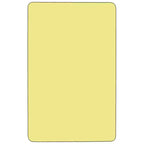 Tavolo Rettangolare per Attività in Laminato con Gambe Regolabili 30''L x 60''W
