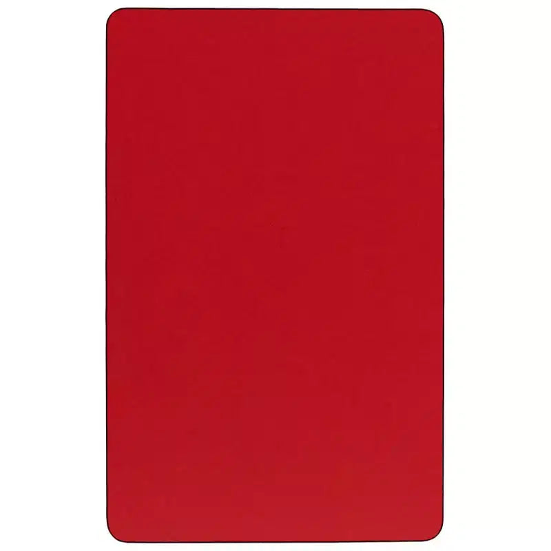Tavolo rettangolare laminato da attività 76 cm L x 183 cm P con gambe regolabili
