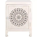 Regius 2 Shelf 1 Door Nightstand - NST5305 - White Washed - Safavieh